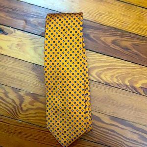Orange and blue chaps tie